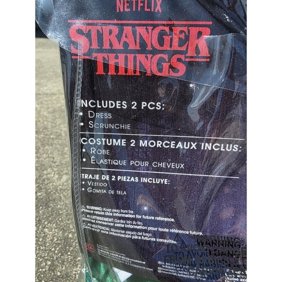 Stranger Things Hawkins High Cheer Halloween Costume Girls Large 12/14‎ 2 Pc Set - Picture 8 of 9